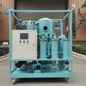 High Quality Double-stage Vacuum Transformer Oil Purification System Full Degassing Device Motor Oil Filter