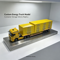 Modèle de camion de stockage d'énergie jaune personnalisé
