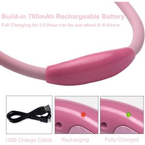 <b>LED</b> Neck Reading Light Rechargeable USB 3 Brightness Levels Flexible Silicone Arms For <b>Bed</b> Reading - Product Image 5