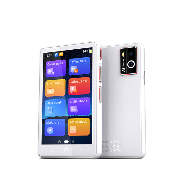 2025 New Portable Voice Language Translator Device 135 Online 14 Offline IPS Display Smart Touch Screen Translator for Business