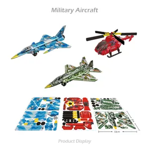 새로운 Fidget 장난감 3d 종이 퍼즐 군사 공기 종이 퍼즐 모델 어린이 성인 고품질 재료