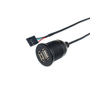 Câble d'extension de données <span class=keywords><strong>USB</strong></span> double en cuivre 2,54 mm DuPont pour GPS de voiture et utilisation automobile - Product Image 5