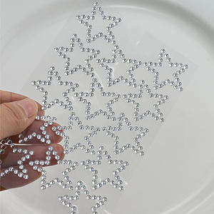 Pegatinas 3D de <span class=keywords><strong>cara</strong></span> de diamante de cristal, pegatina de gemas corporales <span class=keywords><strong>para</strong></span> ojos, DIY, Estrella Blanca, perla, diamantes de imitación, maquillaje, decoración facial - Product Image 4