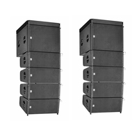 Haut-parleur d'église 800w 2 voies double 10 pouces line array 1000w subwoofer 18 pouces W-210CP et W-180P
