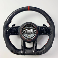 LED en carbone personnalisée pour Mercedes Benz W204 W205 W206 W207 W212 W213 X253 W217 W221 W222 B200 CLA E220 Volant