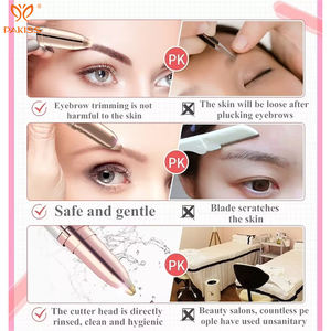 Épilateur sans fil pour épilation du visage Outil de tondeuse à sourcils indolore pour hommes et femmes Épilation du visage et des lèvres - Product Image 2