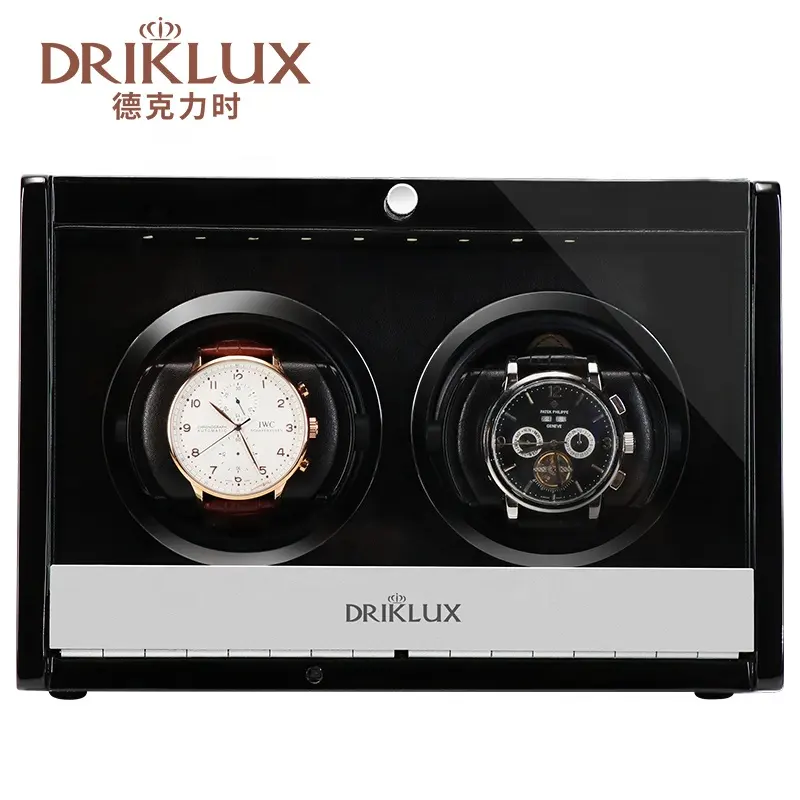 2022 Driklu Dubbele Horloges Luxe Horloge Doos Luxe Houten Case Winder Voor Rolex Horloges