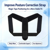 Correcteur de posture en néoprène respirant et réglable, taille unique, pour une utilisation quotidienne et le sport