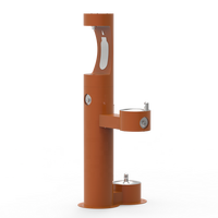 TL44 remplisseur de bouteilles d'extérieur en acier inoxydable avec fontaine pour animaux de compagnie