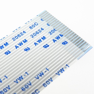 Cable Plano Flexible FFC de <span class=keywords><strong>9</strong></span> Pines, AWM 2896 80c 30v, Cobre Estañado, ISO9001, para Impresora UV - Product Image 2