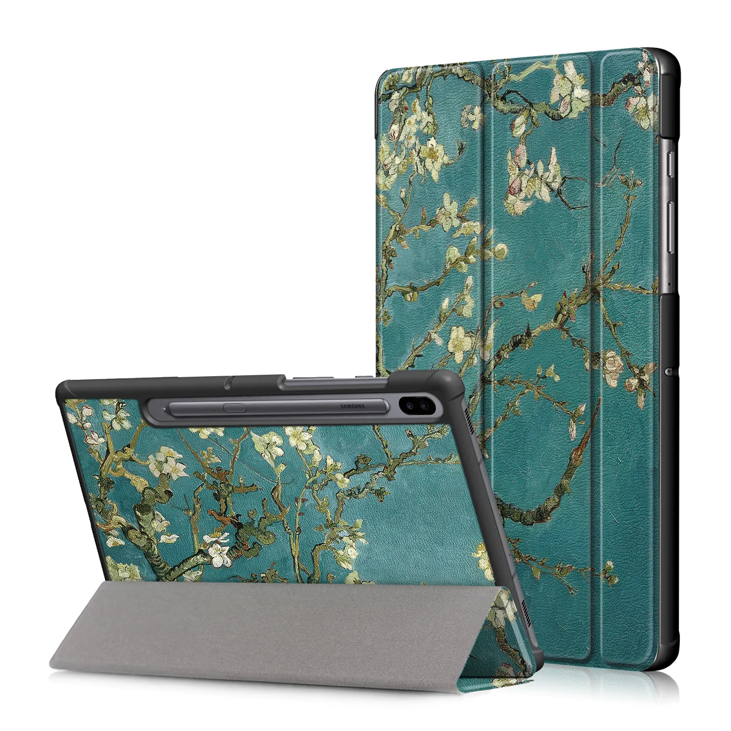 เคสสำหรับ Samsung Galaxy Tab S6 10.5นิ้วเคส T860/T865พับได้เคสแท็บเล็ตหนังปกป้อง