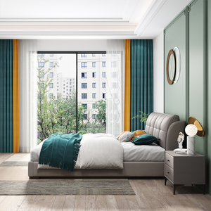 Europeo di Lusso Mobili Camera Da <span class=keywords><strong>Letto</strong></span> Moderna <span class=keywords><strong>In</strong></span> Pelle Morbida <span class=keywords><strong>Matrimoniale</strong></span> King <span class=keywords><strong>Letto</strong></span> <span class=keywords><strong>In</strong></span> <span class=keywords><strong>Legno</strong></span> Confortevole <span class=keywords><strong>Testiera</strong></span> - Product Image 4