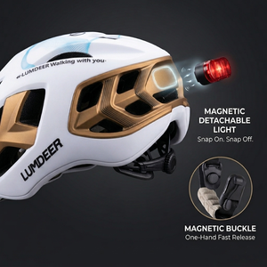 Casque de Vélo Électrique de Haute Qualité, Excellente Ventilation, Conception Brevetée, Lumières Arrière Magnétiques, Idéal pour Vélo Urbain - Product Image 3
