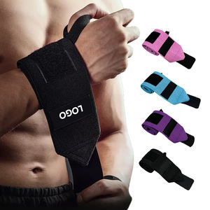 Bandes de maintien élastiques réglables pour poignets, pour entraînement fitness, musculation, haltérophilie et powerlifting, usage intensif - Product Image 1