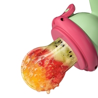 Sucette rotative en silicone pour nourrissons, pour aliments/fruits, avec maille supplémentaire, sucette/distributeur souple, vente en gros