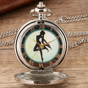 Nuovo Orologio al Quarzo con Cassa in Lega <span class=keywords><strong>di</strong></span> Zinco 47mm, Design Anime <span class=keywords><strong>Sailor</strong></span> <span class=keywords><strong>Moon</strong></span> Usagi Tsukino con Bacchetta Magica in Resina, Orologio da Tasca con Quadrante Grande - Product Image 2