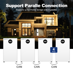 Sunket tất cả-trong-một pin và biến tần 16kwh Lithium Ion pin năng lượng lưu trữ nhà sử dụng năng lượng mặt trời hệ thống điện LiFePO4 Pin - Product Image 3