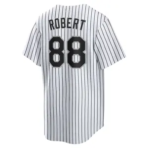 Maillot de baseball américain brodé en haut Joueur de Chicago #88 Luis Robert #7 Tim Anderson #10 Yoan Moncada #8 Bo Jackson