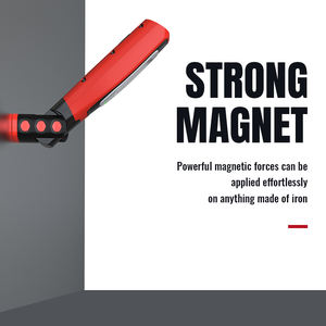 Lampe de travail rechargeable <span class=keywords><strong>automobile</strong></span> à LED puissante Lampe de travail COB à poignée rechargeable avec base magnétique - Product Image 2