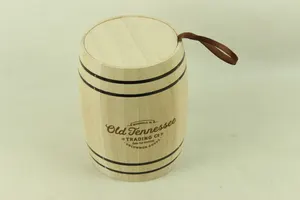 Embalagem de grãos de café, embalagem personalizada em atacado do barril do bsrrel ce-amigável mini barril de café de madeira