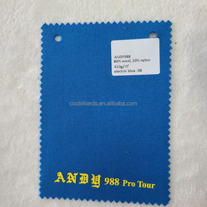 ผ้าสักหลาดบิลเลียดคุณภาพพรีเมียม Andy 988 ขายดี ทนทาน สำหรับโต๊ะบิลเลียดขนาด 9 ฟุต เหมาะสำหรับสนุกเกอร์และบิลเลียด - Product Image 6