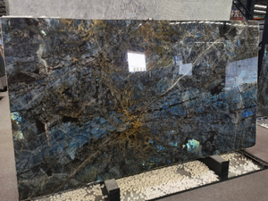 Unieke Natuurlijke Stone <span class=keywords><strong>Slab</strong></span> Labradoriet Graniet <span class=keywords><strong>Slab</strong></span> Voor Aanrecht - Product Image 4