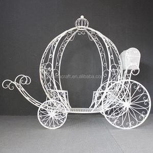Amina Artisanat Or Miroir De Mariage En Métal Chariot à Fleurs Décoration De Jardin Fleur Et Chariot D'affichage - Product Image 1