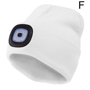 Gorro de Punto con Luz Led para Exteriores Recargable por USB Gorra Luminosa con Faro para Correr de Noche para Hombre y Mujer - Product Image 5