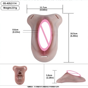 แผ่นซิลิโคนเสริมอวัยวะเพศหญิง ORALSX สำหรับผู้ชายที่ต้องการปกปิดอวัยวะเพศชาย ชุดชั้นในซ่อนอวัยวะเพศชาย ของเล่นทางเพศ ช่องคลอดจำลองสำหรับผู้ชาย ของเล่นสำหรับผู้ที่ชอบแต่งหญิง อุปกรณ์เสริมสำหรับผู้ที่ชอบเฟติช - Product Image 6