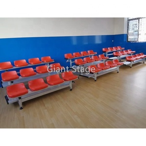Gradas de aluminio de nuevo estilo para asientos, gradas retráctiles para gimnasio - Product Image 1