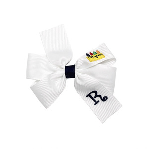 Torna <span class=keywords><strong>a</strong></span> scuola girandola per capelli fiocchi con pastello e monogramma disegni accessori per capelli per bambini - Product Image 2