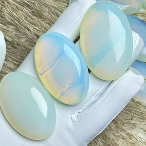 Splendida Opalite pietra di cristallo di palma, Opalite lucidata preoccupazione pietra, perfetto per la meditazione, decorazione della stanza regali di meditazione