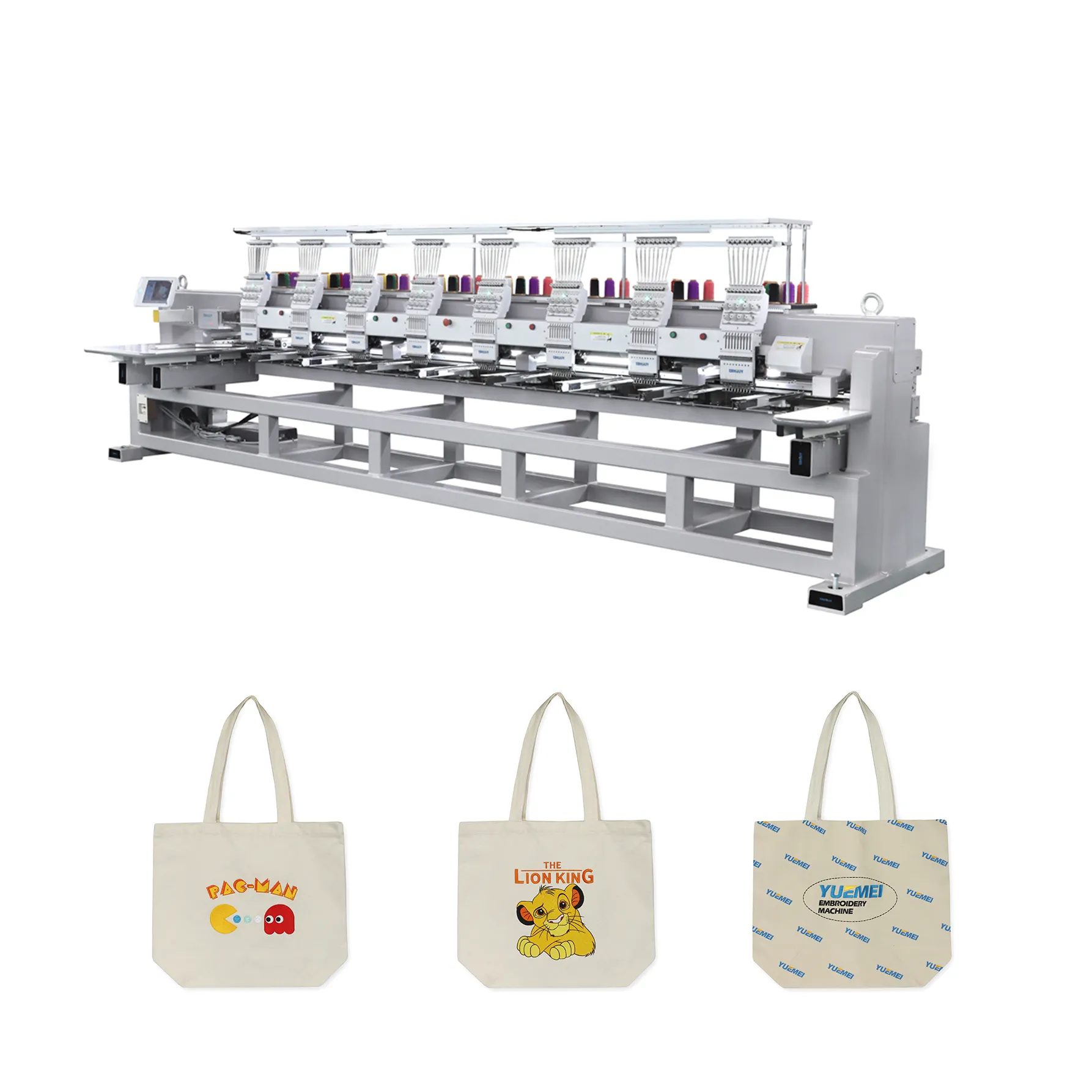 Newest model 8 head embroidery machine same quality sewing machine computer embroidery price