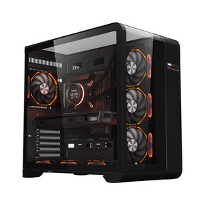 Herder thiết kế mới màu đen/trắng giữa tháp trường hợp máy tính OEM <span class=keywords><strong>ATX</strong></span> MATX ITX trường hợp game thủ cho chơi game pcs & Máy tính để bàn tình trạng Chứng Khoán - Product Image 3