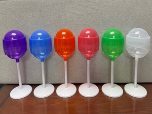 Groothandel Unieke Nieuwe Grote Heldere Lolly Vorm Plastic Capsule Voor Box Classic Speelgoed Verrassing Lolly Container - Product Image 5