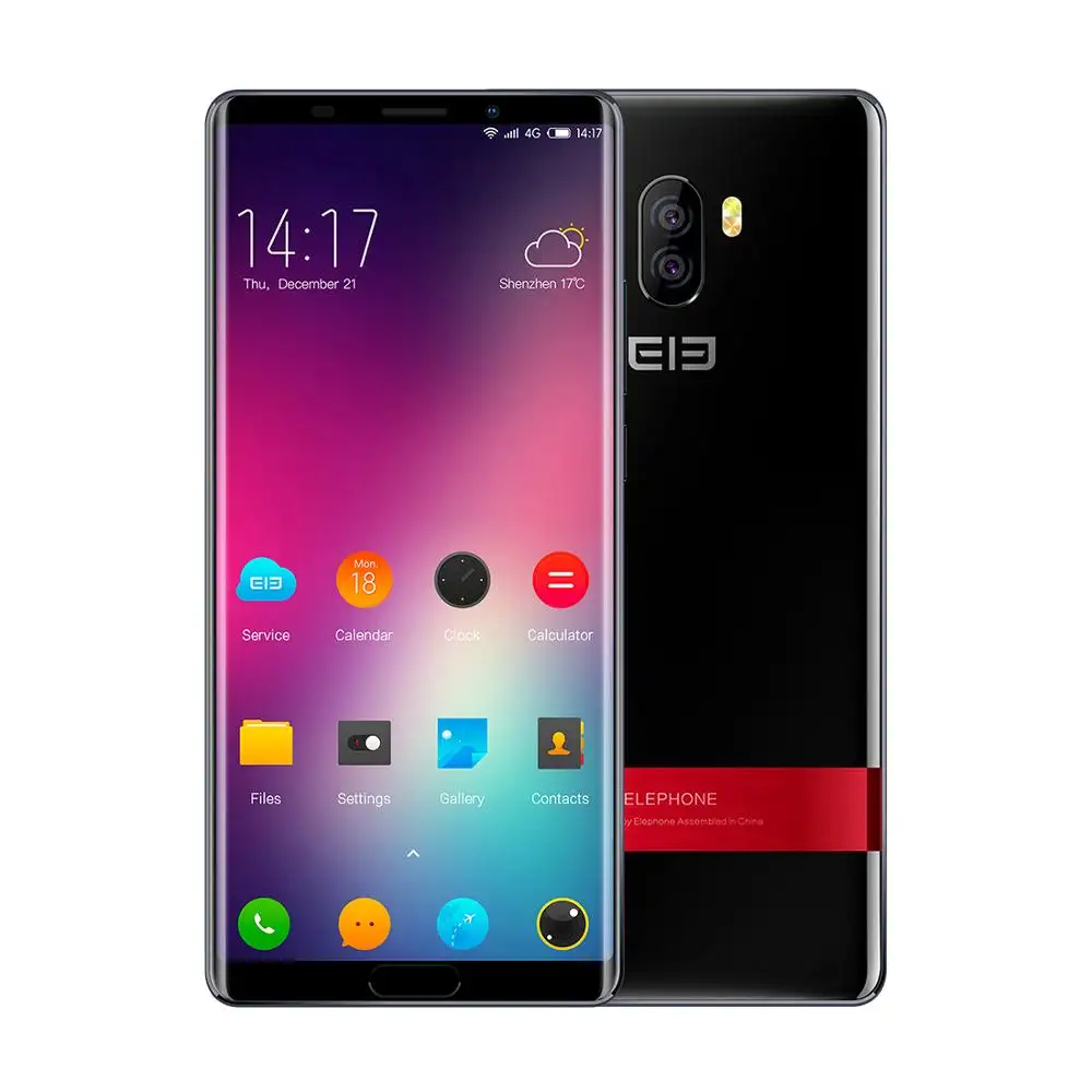 Elephone P11 3D SmartPhone 4GB 64GB Android 8.0 MTK6797T Deca Core 6.0 Inch incell screen FHD 16MP+8MP 3200mah 4G mobile phone