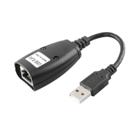 Extensor de Cable de Red USB a RJ45 Externo con Amplificador de Señal USB, 50 Metros, 10/100/1000Mbps