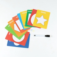 Cartes flash personnalisées pour adolescents et adultes, imitant des jeux de dessin, avec papier pour peinture sensorielle, haute qualité