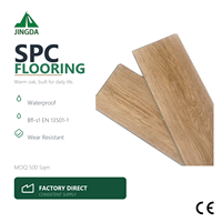 Revêtement de sol SPC étanche 8 mm à âme rigide, aspect bois naturel, système de pose à clipser pour chalets de vacances et appartements locatifs