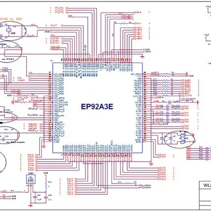 Piano cottura a induzione Pcb scheda circuito Layout schema schema Pcba Design