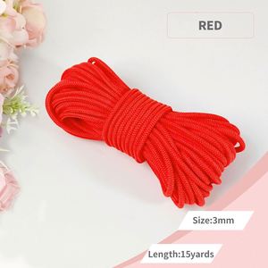 Cordon élastique tressé antidérapant de 3 mm (1/8 pouce) à haute élasticité pour lacets de sport, bandeaux pour cheveux, confection de vêtements et artisanat DIY - Product Image 2