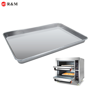 Plateaux de cuisson rectangulaires en <span class=keywords><strong>aluminium</strong></span>, 2 pièces, pour four, à pain, boulangers, ensemble d'ustensiles de boulangerie - Product Image 2