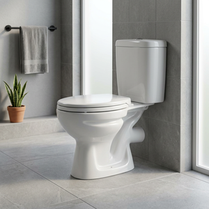 WC en céramique de luxe doré, de haute qualité, à siphon, deux pièces, pour salle de bain, fabriqué en Inde - Product Image 5