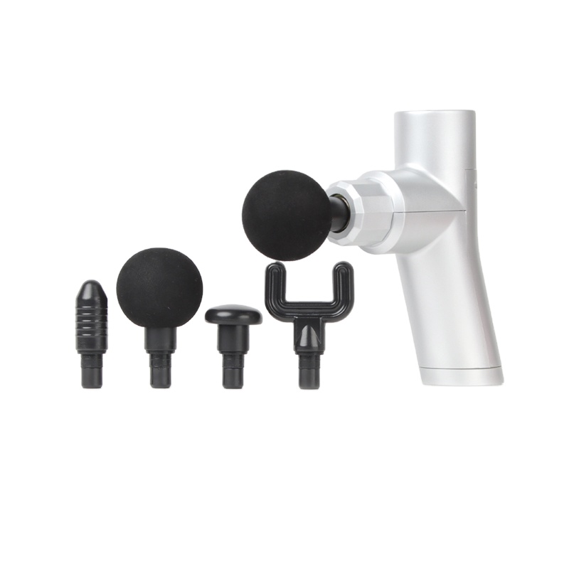 2021 Amazon горячие продажи Nex портативный карманный 4 головки 4 скорости глубокий мини Массажный пистолет с низким уровнем шума