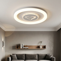 Plafonnier LED Minimaliste Thème Cœur Artistique Style Diffuseur Haute Performance CRI Longue Durée de Vie Économie d'Énergie Lumière Intérieure