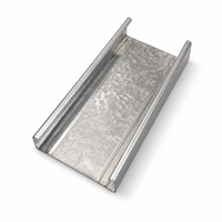 Accessoires pour plaques de plâtre : Montants métalliques, rails, profilés en C/U et profilés de fixation pour cloisons sèches