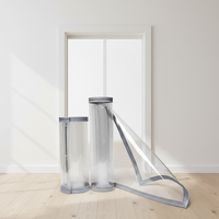 Rideau de porte magnétique en plastique isolant pour entrepôt frigorifique, anti-poussière et de séparation