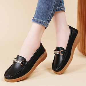 <span class=keywords><strong>Scarpe</strong></span> da donna autunno-estate stile coreano, larghezza ampia, con zeppa, suola morbida, comode per il lavoro quotidiano, slip-on, mocassini, <span class=keywords><strong>scarpe</strong></span> pigre - Product Image 1