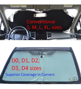 Hot Sale Foldable Polyester Car Windshield Sunshade Blocks UV Rays Portable Sun <b>Shade</b> - Product Image 4
