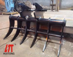 Râteaux d'excavatrice personnalisables pour excavatrices de 3 à 5 tonnes, incluant râteaux à brosse, râteaux à godets et râteaux de défrichage - Product Image 6